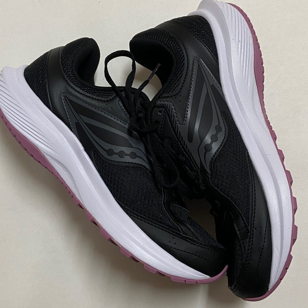 Saucony Cohesion 17 Women's Black and Pink Sneakers Size 9.5W - Picture 5 of 11